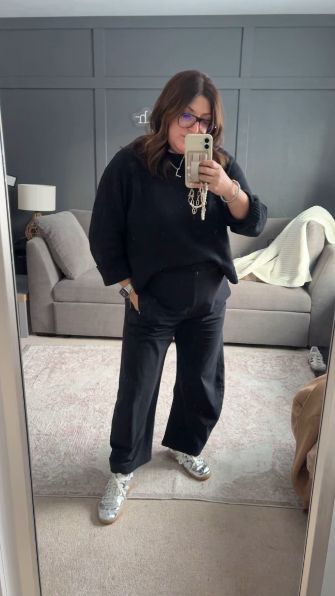 Old Navy sweater (XL)
Ruti pants (14)
Adidas sneakers



#LTKOver40 #LTKSaleAlert #LTKMidsize