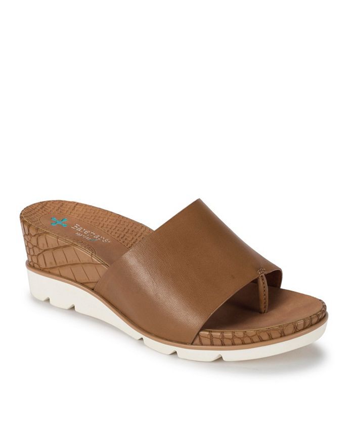 Leigha Platform Wedge Slide Sandals | Macys (US)