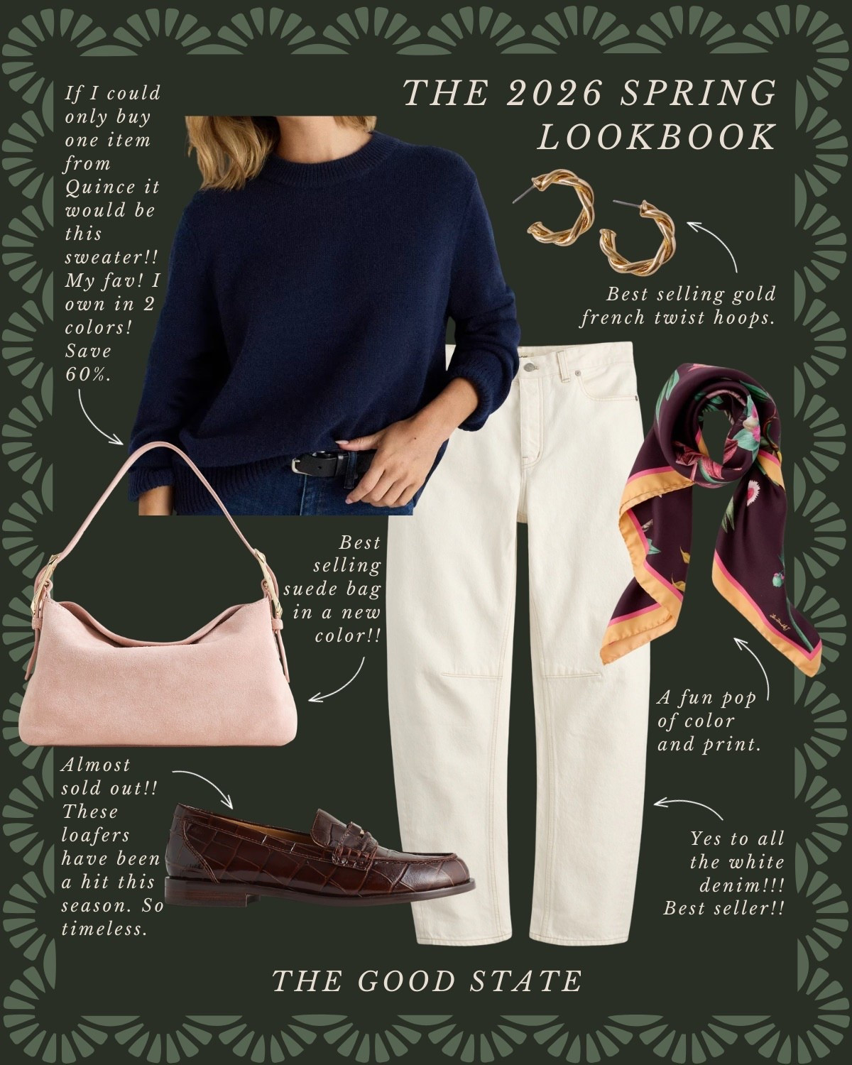 This collection is for the Spring girlies. The ones longing for the warmth of sunshine on their skin and a cool breeze blowing through their hair. Shorts and a sweatshirt weather. A flowy dress and a light cardigan. This is for the ladies counting down the days until the farmers market opens back up. The ones who love early mornings at the market—flaky croissant in one hand and a rosemary latte in the other. This is for the ones who can’t resist a bouquet of fresh flowers and are trying to figure out how to grow their own cut flower garden at home. For the ones who spend the golden evenings having a picnic with friends. For the people (like me) who always have a picnic blanket in their car. This is for the girlies love allllll things gingham, their trusty ball cap, pops of color  and who firmly believe you can’t have too many neck scarves or bandanas. For the ones who love feminine details like lace trim, dainty florals and ruffles. This Spring may we slow down, breathe deep, embrace the life all around and romanticize the seemingly ordinary moments🌼

#LTKActive #LTKSaleAlert #LTKootd