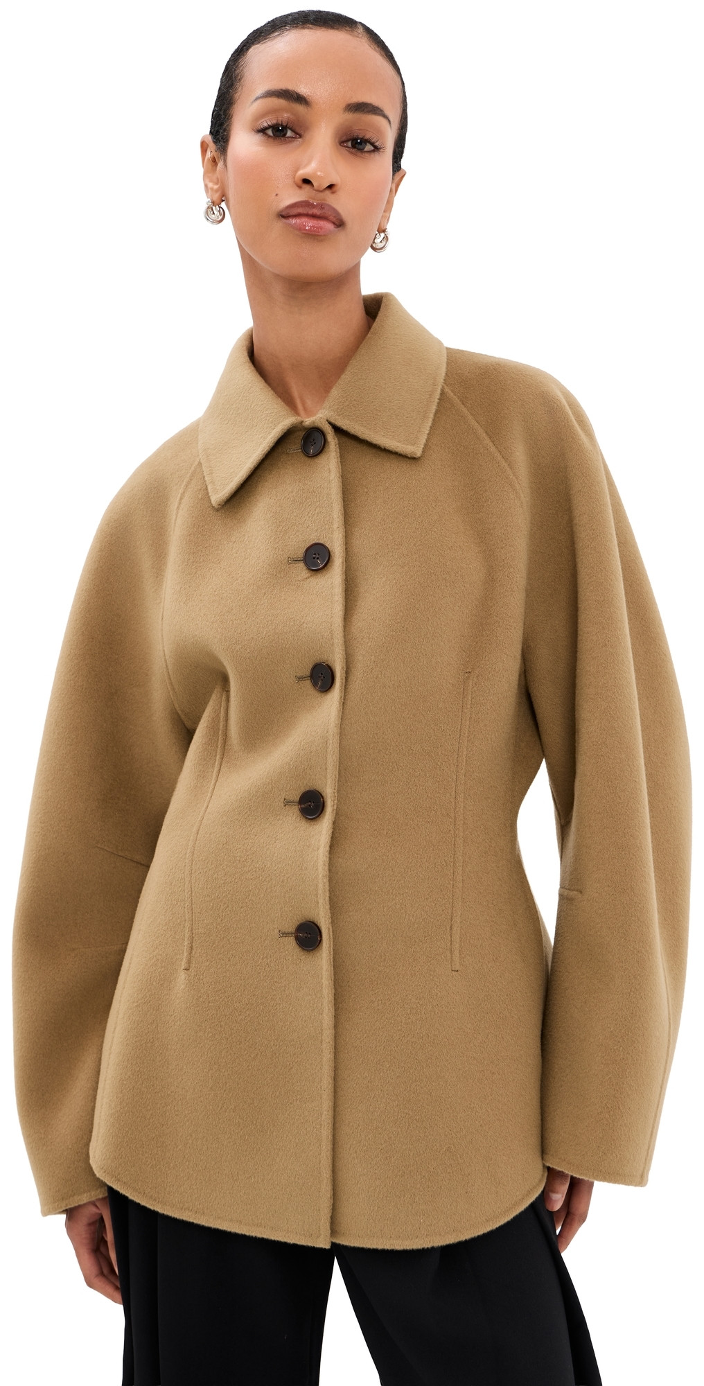 Róhe Double-Faced Sculptural Jacket Camel 34 | Shopbop