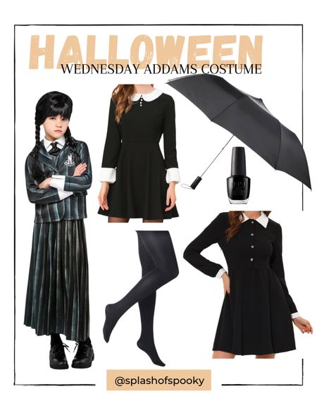 Everyone’s favorite Addams Family member will be a hit this Halloween. There are so many ways to dress as Wednesday. The most important thing is a little black dress. 

#LTKunder100 #LTKFind #LTKSeasonal