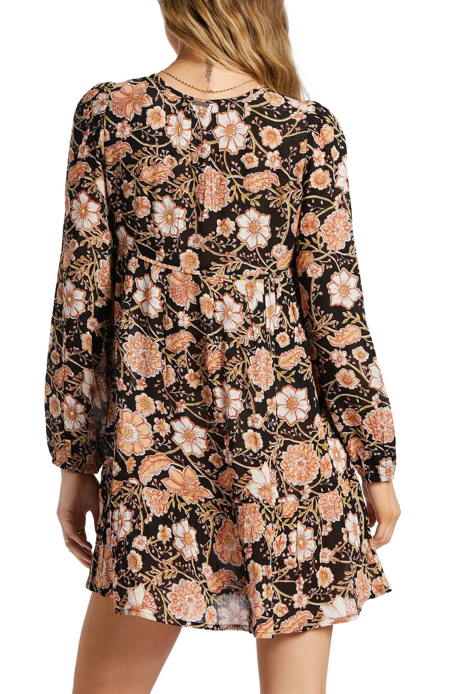 Sunset Views Floral Long Sleeve Dress | Nordstrom