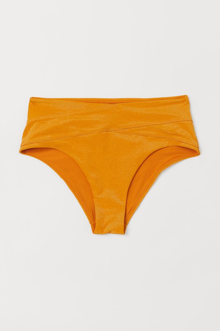 Fully lined bikini bottoms with a high waist and medium coverage at back. | H&M (US + CA)