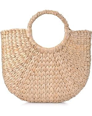 DOKOT Woven Straw Bags Summer Beach Tote Bag for Women | Amazon (US)