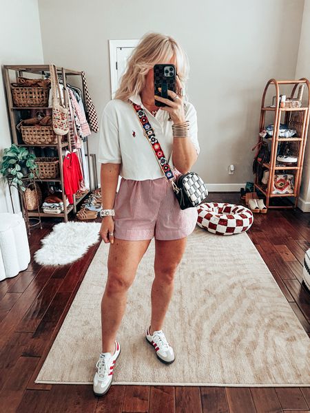 These boxer shorts are so cute! Love them with this mens thrifted cropped polo and perfect with my adidas sneakers too!!
Mens Polo L 
Tank M/L
Boxer Shorts M
Sneaks Sized down 


#LTKFindsUnder50 #LTKOver40 #LTKStyleTip