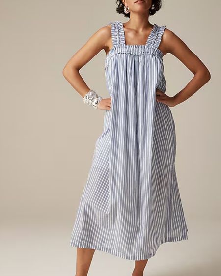 J.crew summer dress! In my cart! Cute for the 4th of July! Vacation dress 

#LTKSeasonal