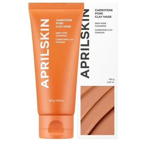 Aprilskin Carrotene IPMP 3-Min Quick Dry Pore Caring Clay Mask | Kaolin & Zinc PCA | Reduces Pores & Sebum | Cooling Effect | Vegan | Gentle Exfoliation | Korean Skin Care | 5.07 oz E11 | Walmart (US)