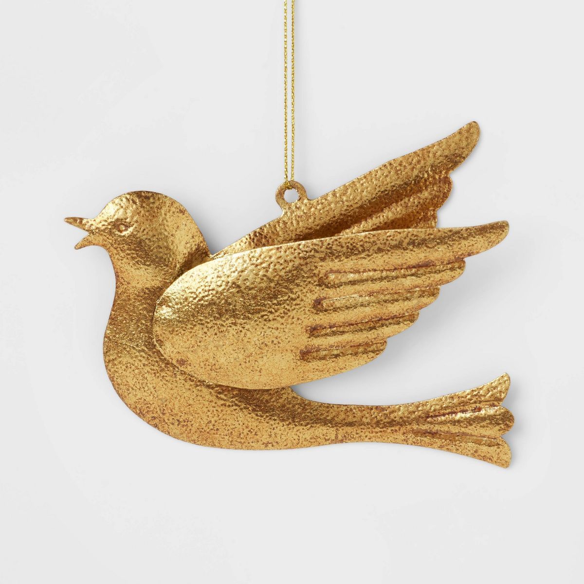 Metal Dove Christmas Tree Ornament Gold - Wondershop™ | Target