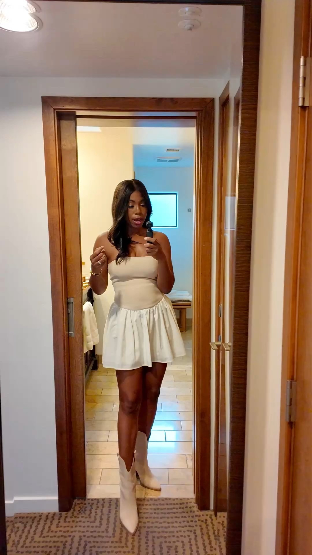 Love this mini dress so much! It’s perfect for warmer weather and would be so cute for date night or a country concert 

#LTKFindsUnder100 #LTKStyleTip #LTKWatchNow