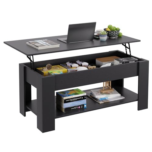 FDW 47 inch lift top coffee table with hidden storage