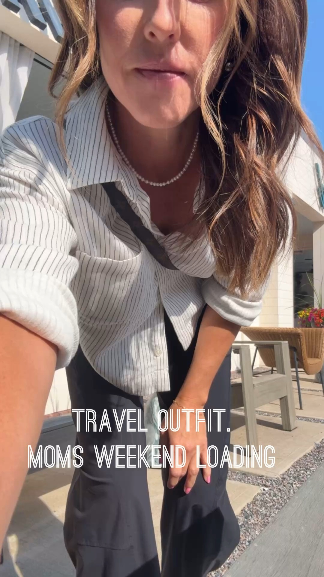 Travel outfit. The best pants! A splurge but SO good. Favorite travel pants 
Size 2 petite. 
Linking shirt in the new options  

#LTKOver40 #LTKootd #LTKmomlife