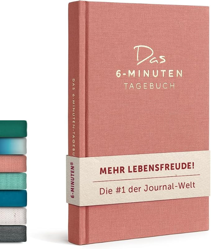 6-Minuten® Tagebuch für Erwachsene 2026 (Das Original) – Mehr Achtsamkeit, Selbstliebe & Resi... | Amazon (DE)