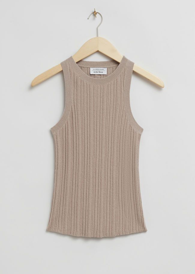 Fitted Ribbed Tank Top | & Other Stories (EU + UK)