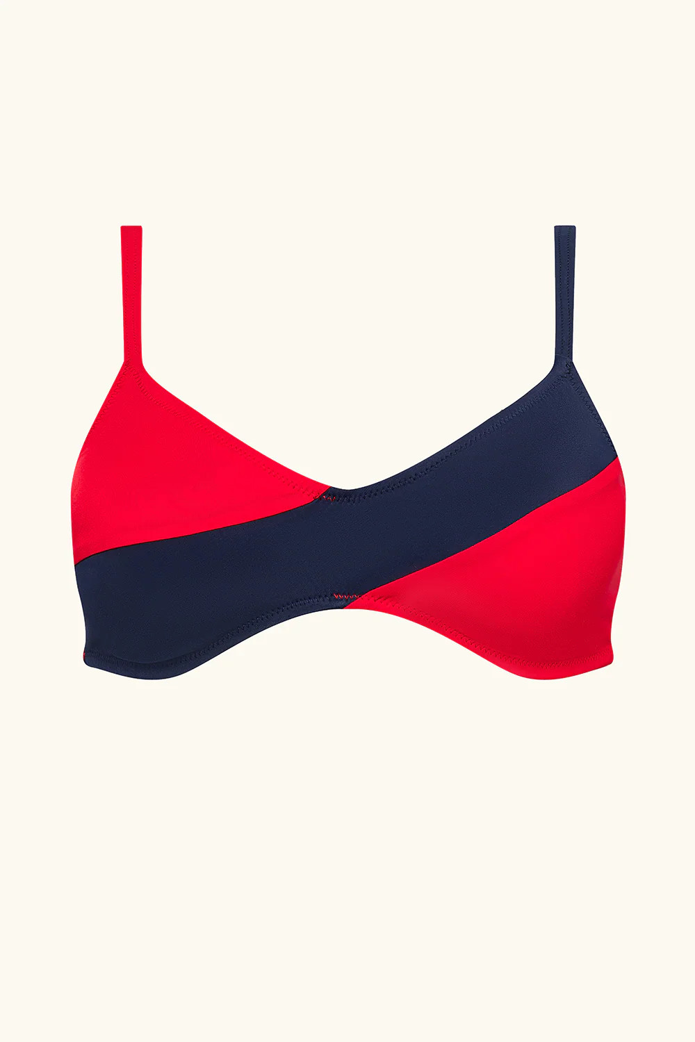 The Josie Top - Red & Navy | Follow Suit Swimwear