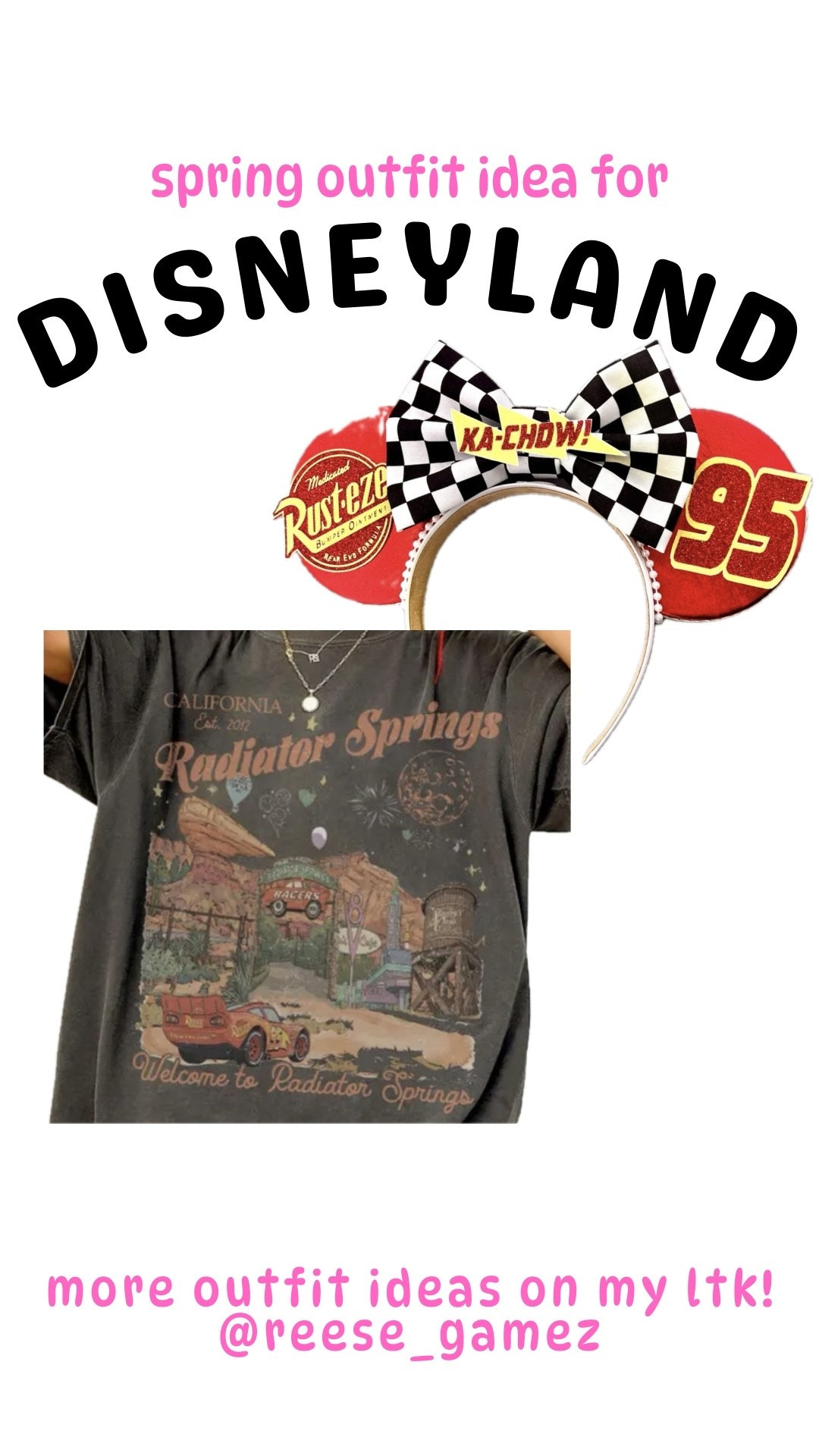 disney outfit, disneyland outfit, disney outfits, disneyland outfits, lightning mcqueen outfit, cars outfit, mickey ears, minnie ears

#LTKTravel #LTKootd #LTKSeasonal