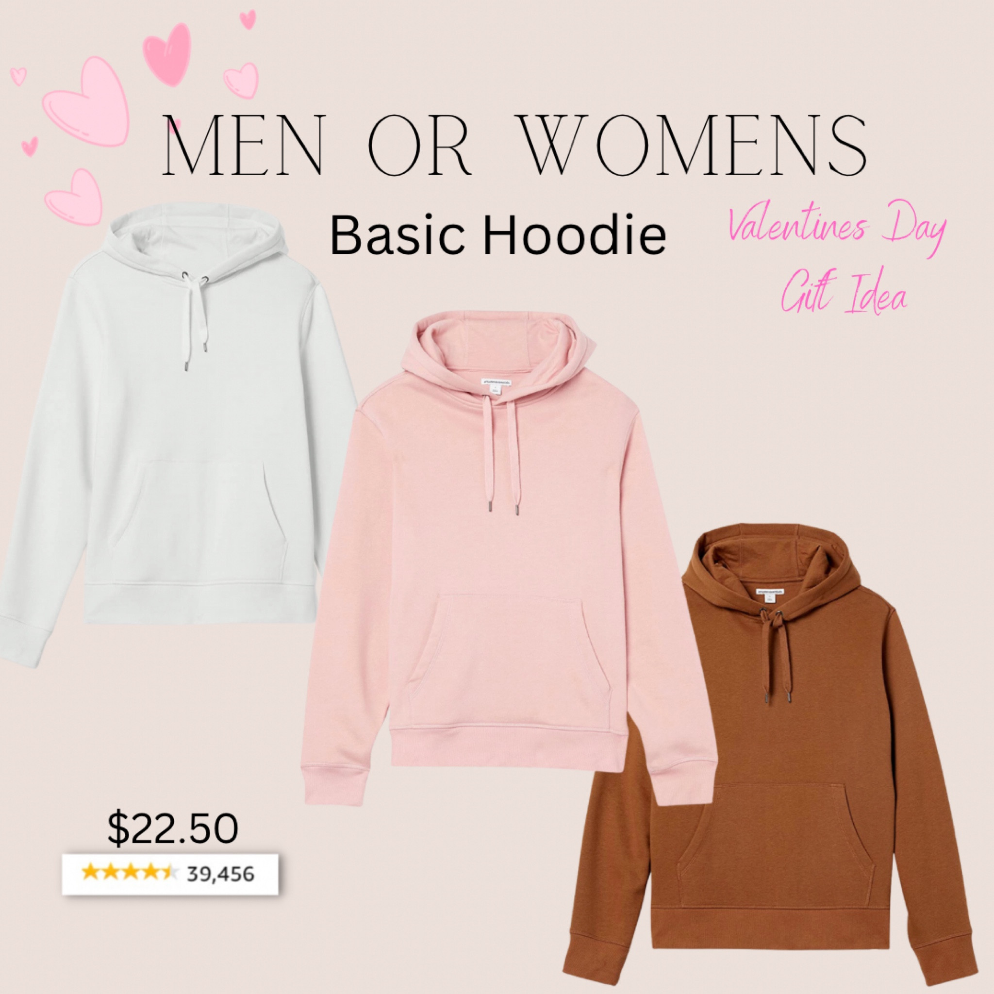 Mens basic sweatshirt 
Women’s basic sweatshirt 
39k great reviews! 

Comfort 
Amazon essentials 

#LTKGiftGuide #LTKunder100