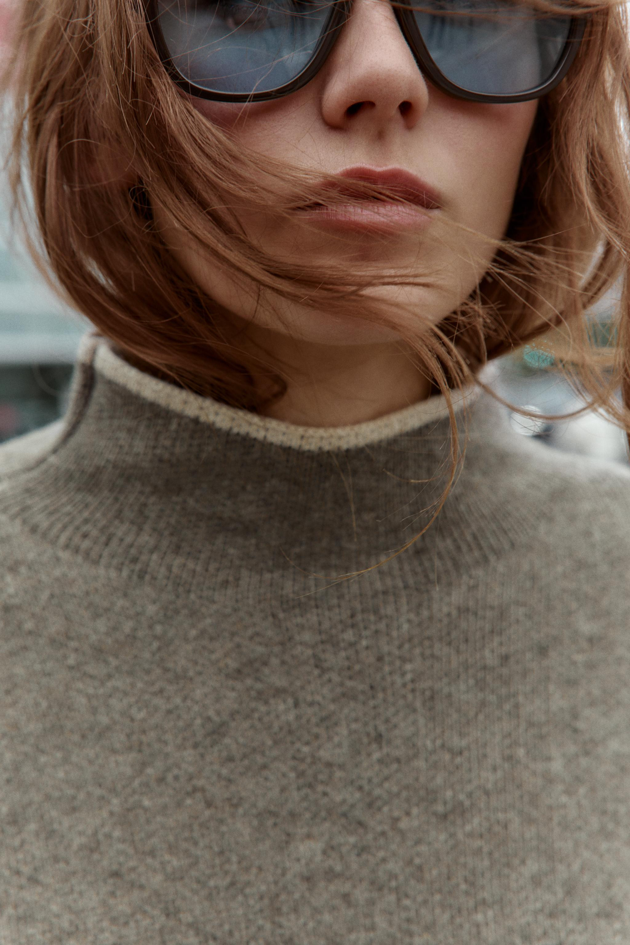 KNIT JUMPER WITH CONTRAST TRIMS | Zara UK