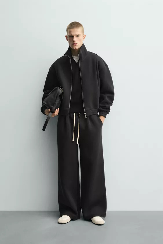 CROPPED FIT TECHNICAL JACKET | Zara UK