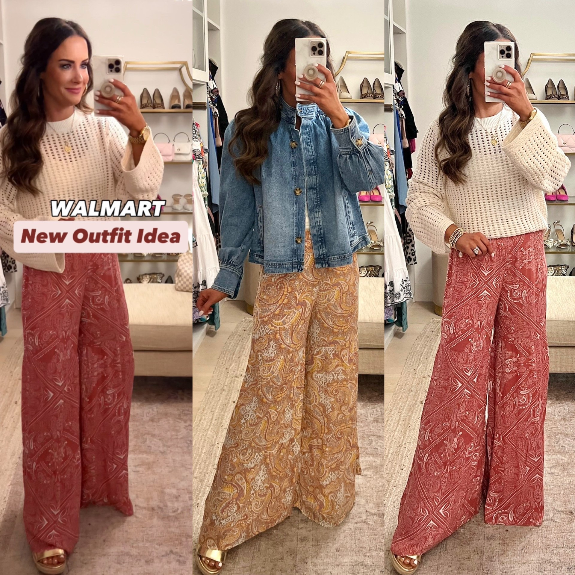 Cutest new finds from Walmart! Scroll to shop! Wearing size XS in pants so size down if between. Follow us for more!
