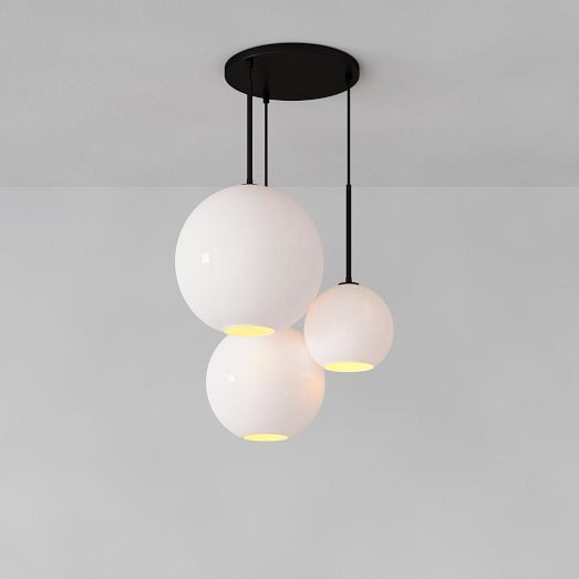 Sculptural 3-Light Globe Chandelier | West Elm (US)