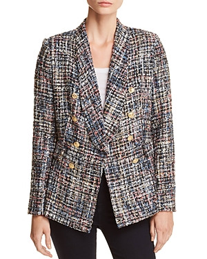 Aqua Tweed Double-Breasted Blazer - 100% Exclusive | Bloomingdale's (US)