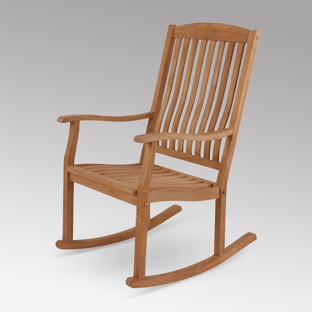 Sherwood Teak Patio Rocking Chair - Cambridge Casual | Target