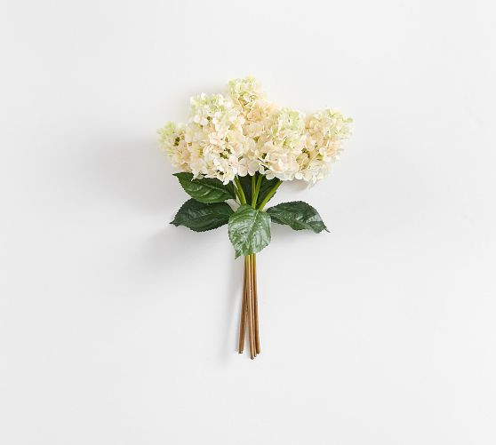 Faux Cream Cone Hydrangea Bundle | Pottery Barn (US)