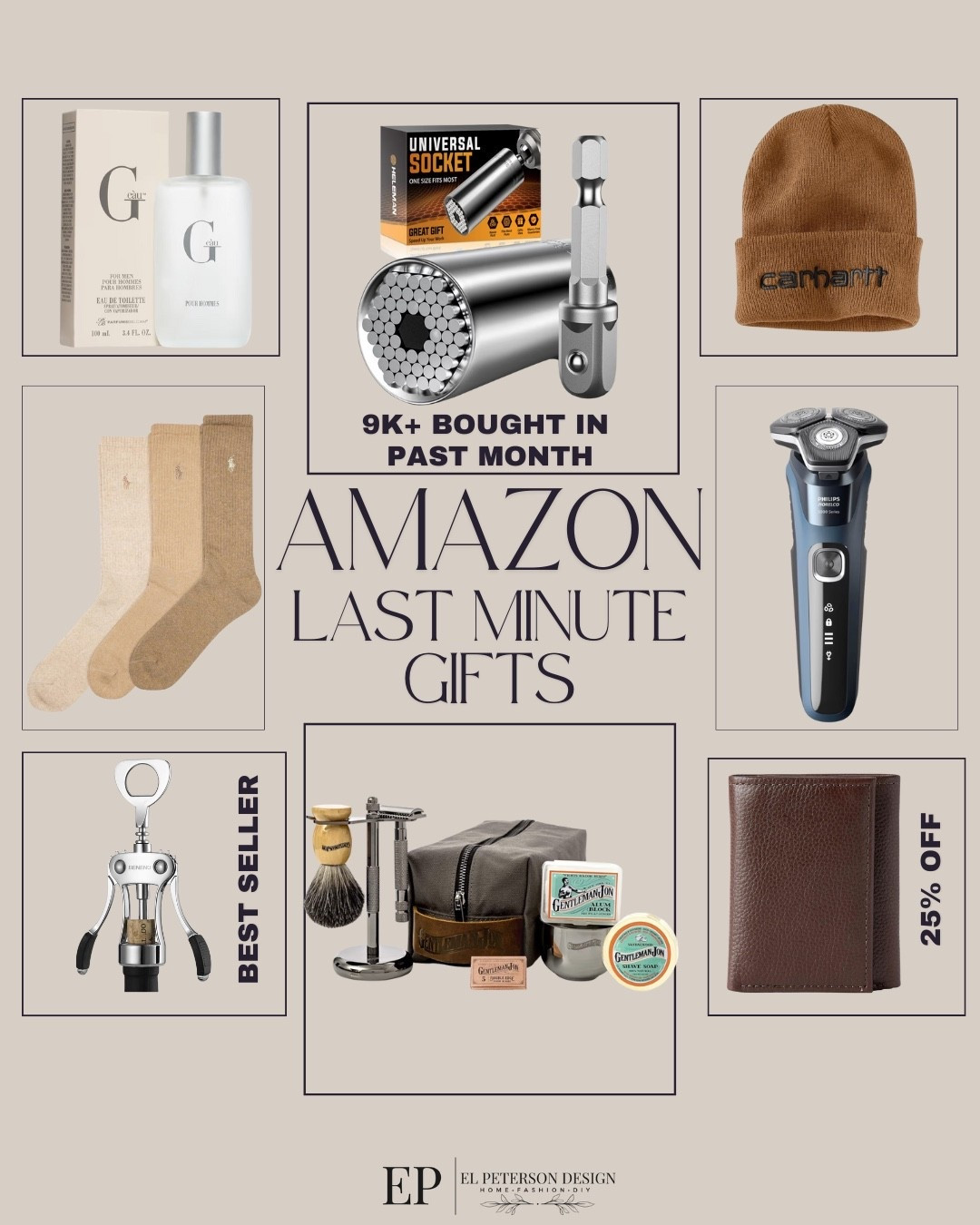Amazon
Last minute gift guide
Socks
Beanie
Shaver
Wallet
Bottle opener
Cologne 

#LTKFindsUnder50 #LTKFindsUnder100 #LTKGiftGuide