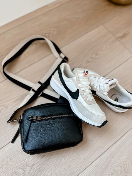Two of my fav fall pieces! These Nike sneakers are currently on sale and an extra 20% off when you login in and use code READY. They run tts but if in between go up. This target crossbody bag is one of my all time faves! It fits a lot! 

#LTKSeasonal #LTKsalealert #LTKshoecrush