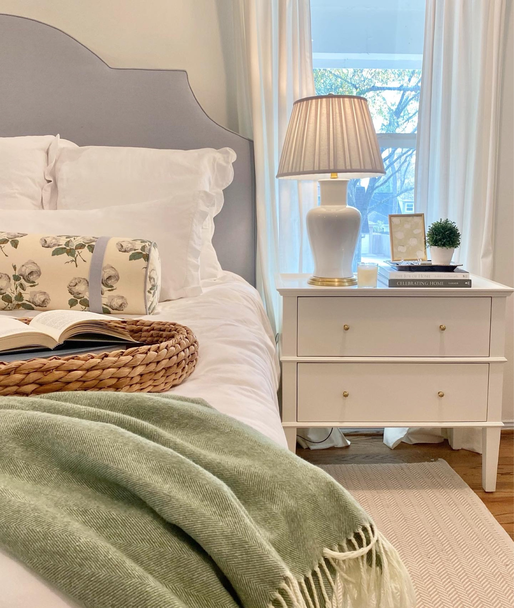 Details ✨ My headboard is in the fabric, Linen French Blue!

#LTKstyletip #LTKhome