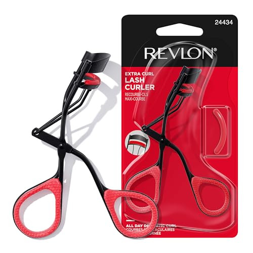 Revlon Extra Curl Lash Curler, Gives an All Day Dramatic Curl, with Finger Grips for a Non Slip Grip, Easy to Use, 1 Count | Amazon (US)