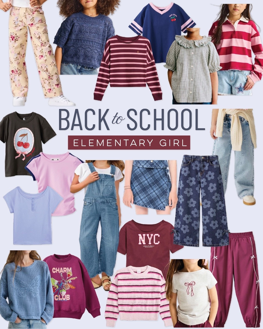Back-to-school shopping is a little more fun when the outfits are this cute. We've rounded up all the sweet, stylish finds she'll love wearing from the first day of school to the last.

#BackToSchoolStyle #GirlsFashion #SchoolShopping

#LTKmomlife #LTKgrwm #LTKKids