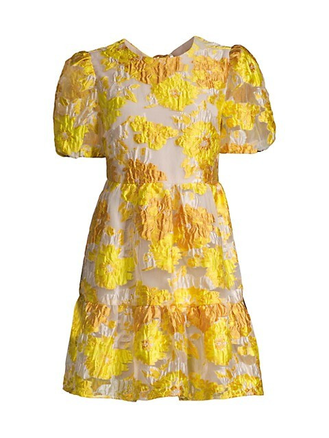 Progressive Puff-Sleeve Minidress | Saks Fifth Avenue