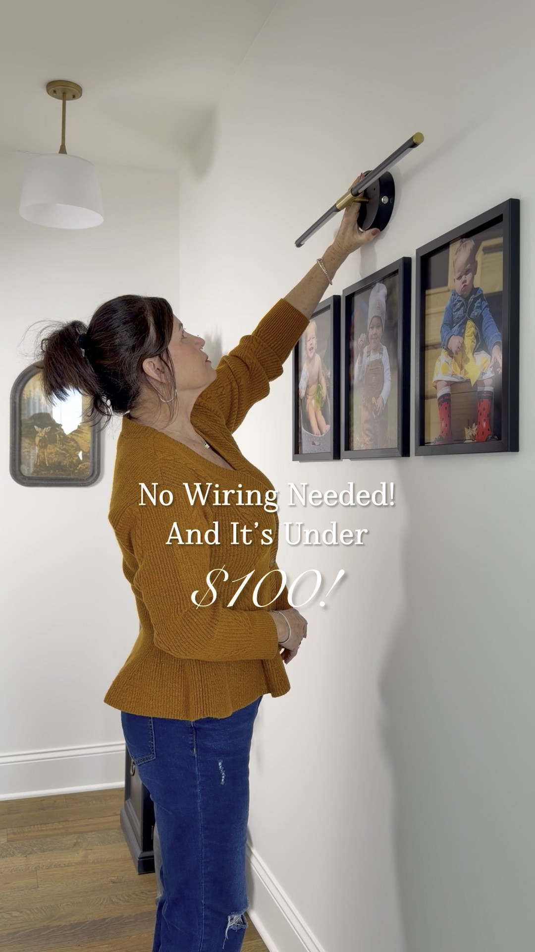 No wiring needed. This art light is rechargeable, comes with a remote/timer and was easy to hang. It has cool or warm light options as well as bright or dim settings. And the best part — it’s pretty and under $100!

#wayfair

#LTKHome #LTKSaleAlert #LTKSeasonal