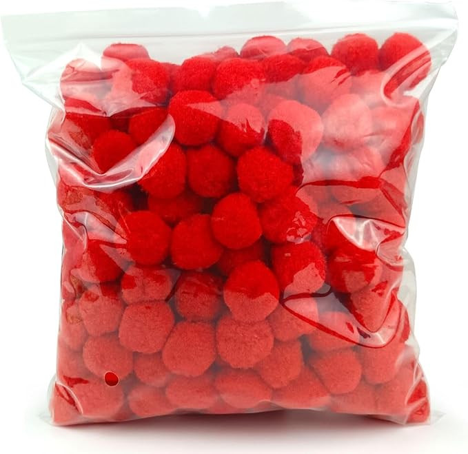 200 Pieces Pom Poms, 1 Inch Craft Pom Poms, Fuzzy Pompom Puff Balls for DIY Arts, Crafts Projects... | Amazon (US)