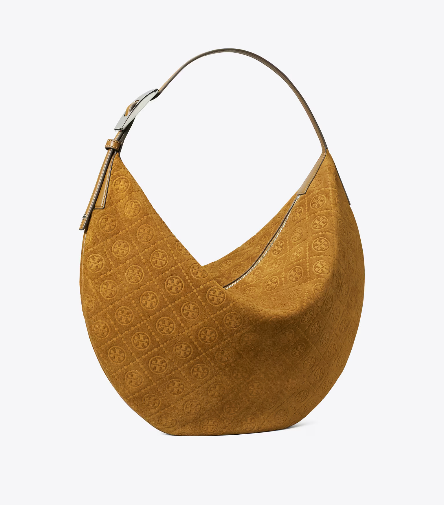 T MONOGRAM SUEDE BALLOON BAG | Tory Burch (US)