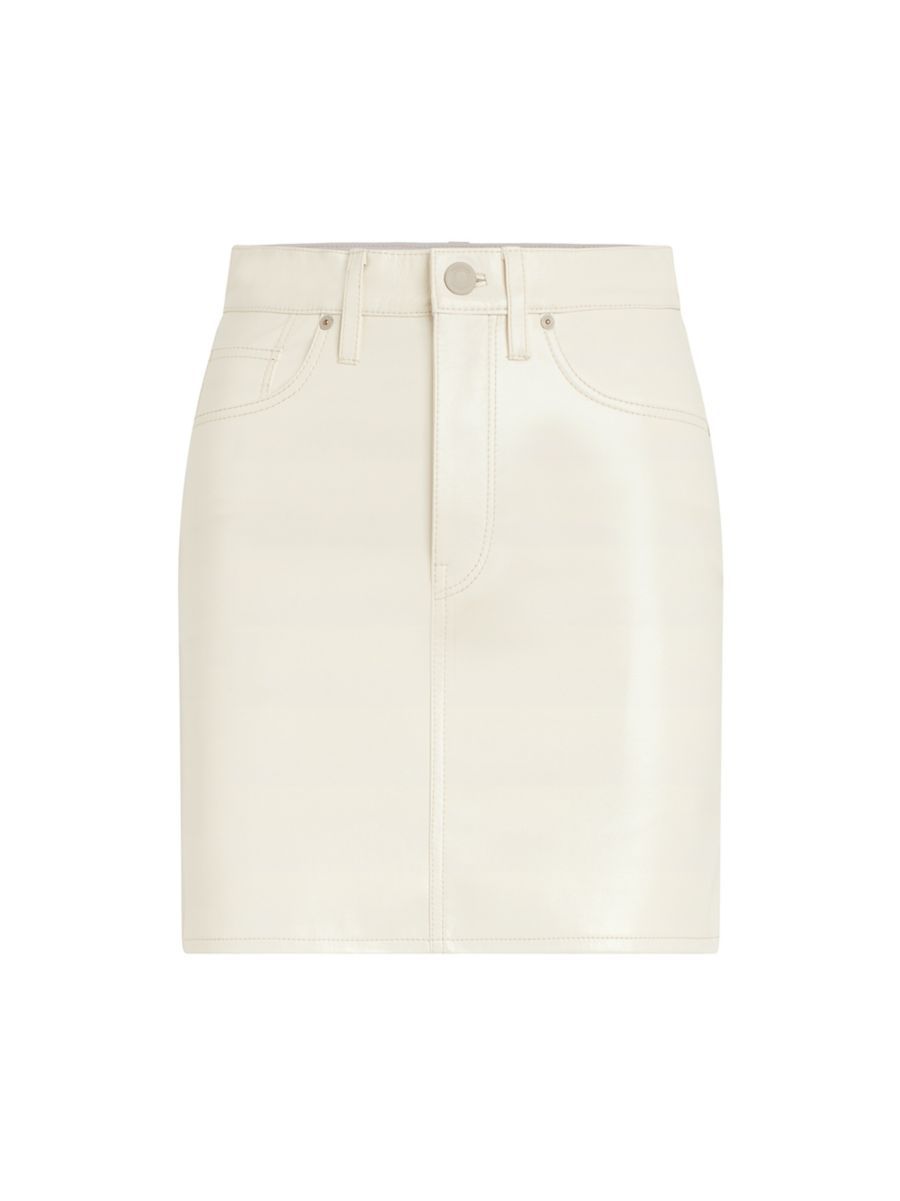 Viper Faux Patent Leather Miniskirt | Saks Fifth Avenue