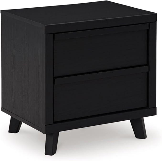 Signature Design by Ashley Danziar Modern 2 Drawer Nightstand with Wireless Charging and USB Port... | Amazon (US)