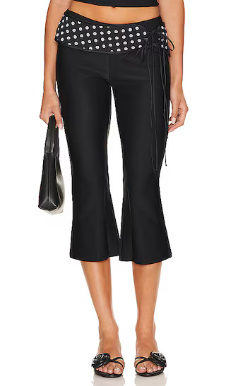 Marie Capri in Noir W/ Polka Dot | Revolve Clothing (Global)