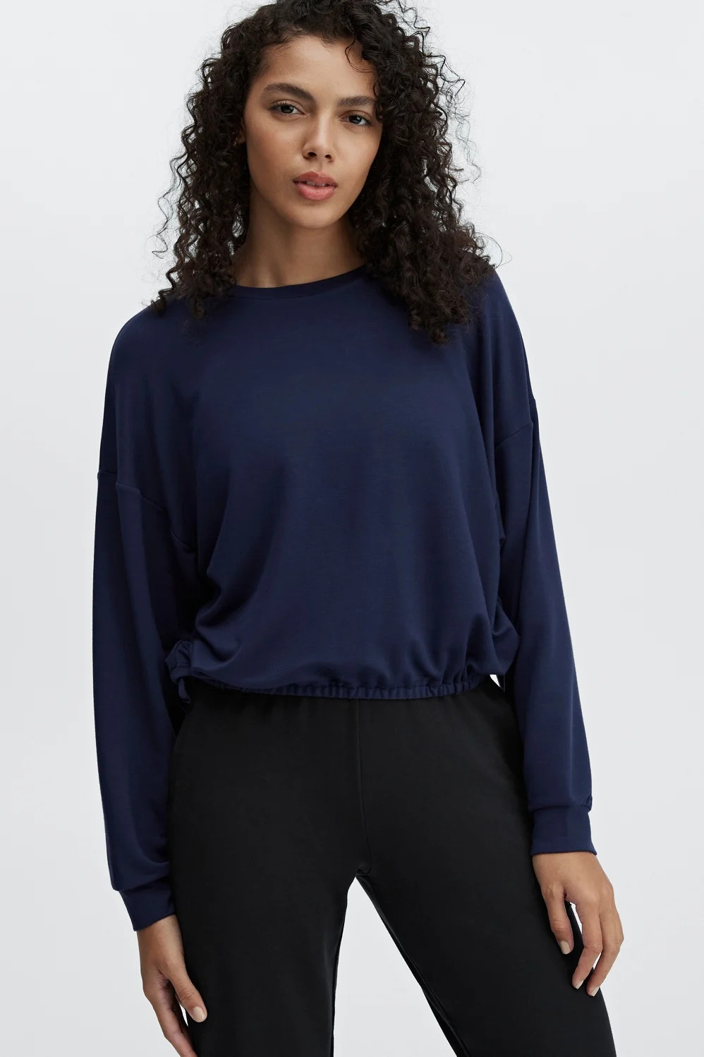 Luxe Cinched Pullover | Fabletics - North America