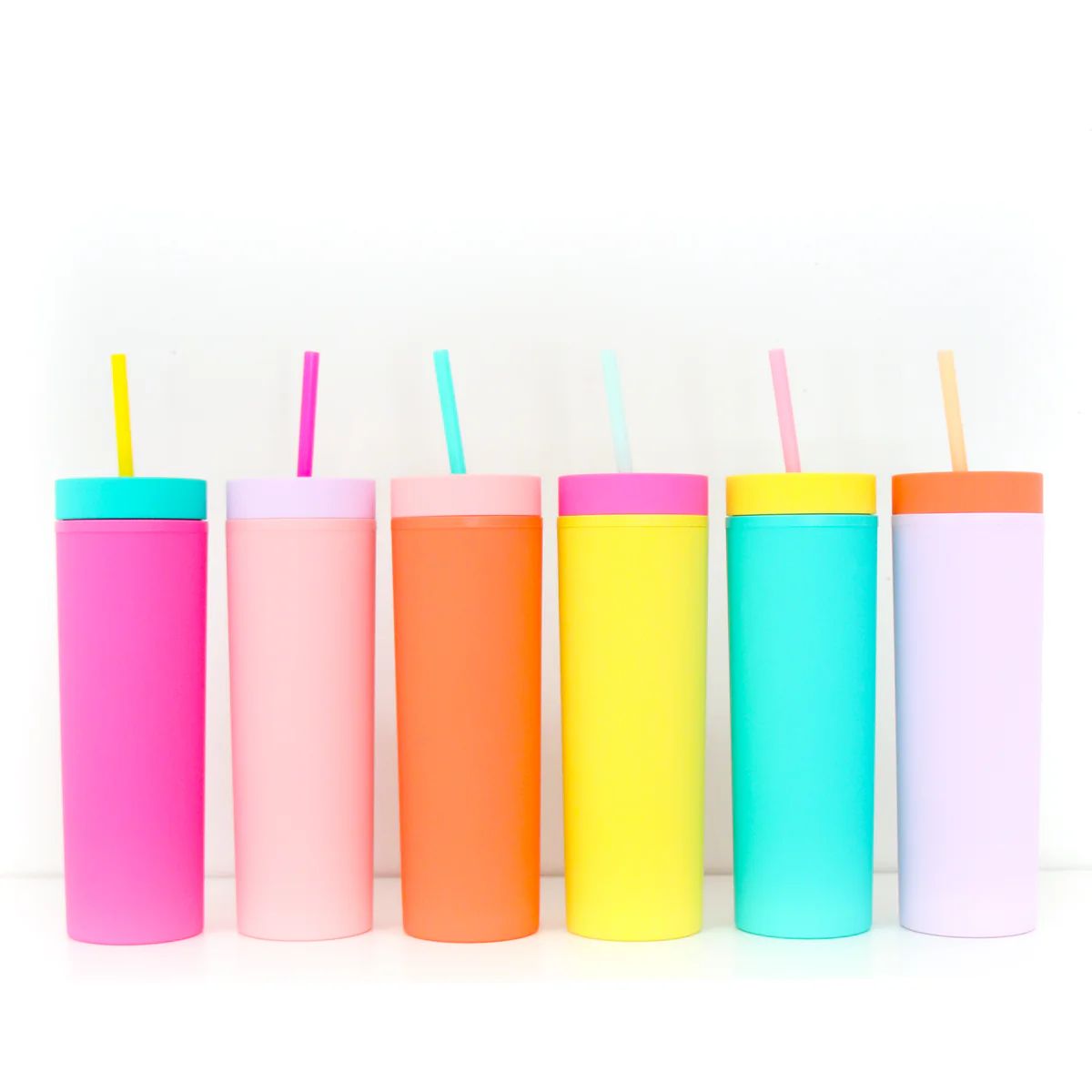 Matte Color Blocked Tumbler (2 styles) | Ellie and Piper