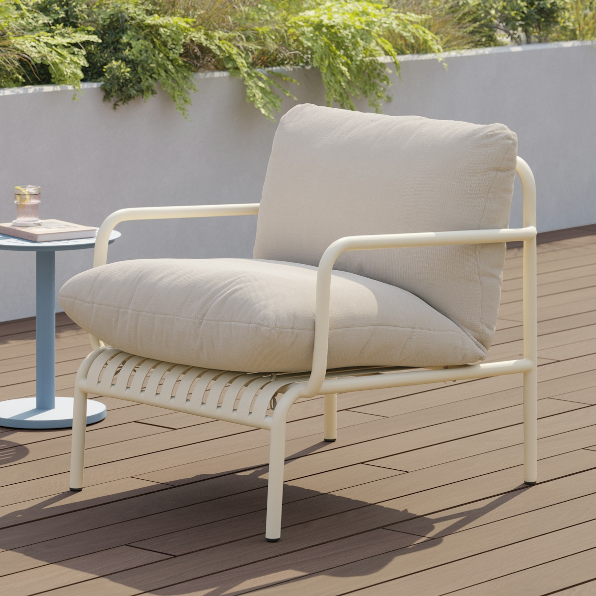 Sarek 31.5" Outdoor Lounge Chair - Sunbrella® Linen | Article