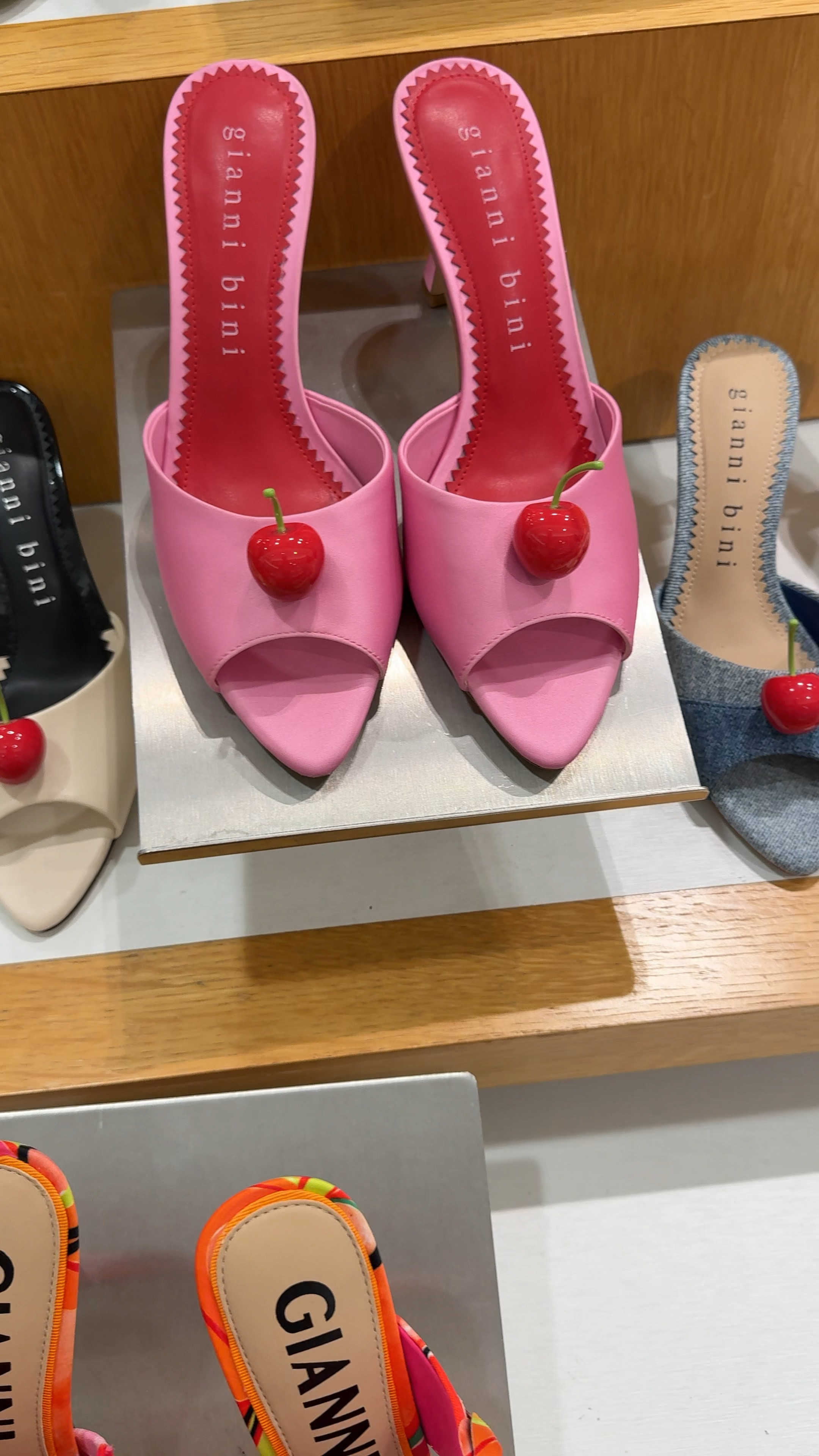 OMG major shoe crush on these Gianni Bini pretty heels at Dillard’s! Which ones will come home with me?! The cute cherries, the darling bows, or the fun colorful jewels?! Some are even under $100!
🍒🎀💎

#LTKFindsUnder100 #LTKShoeCrush #LTKWatchNow