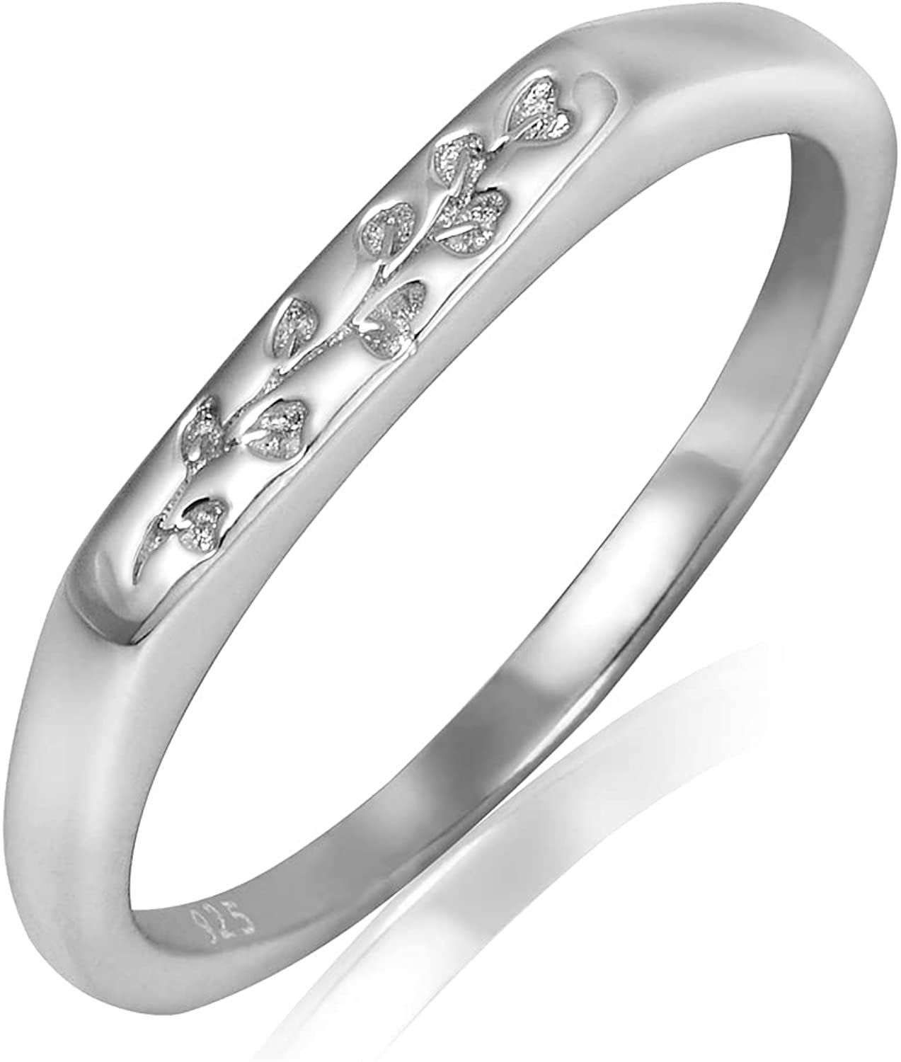 YeGieonr Handmade Flower Signet Ring -Minimalistic Statement Ring with Botanical Engraved- Delica... | Amazon (US)