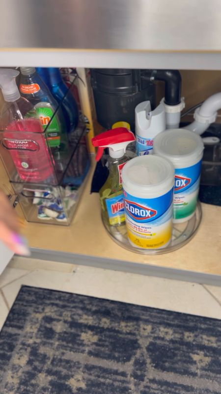 Organizing underneath your kitchen sink
Walmart find
Home edit 
Under the sink
Organization 
Cleaning
Acrylic 
Storage

#LTKhome #LTKunder50 #LTKFind