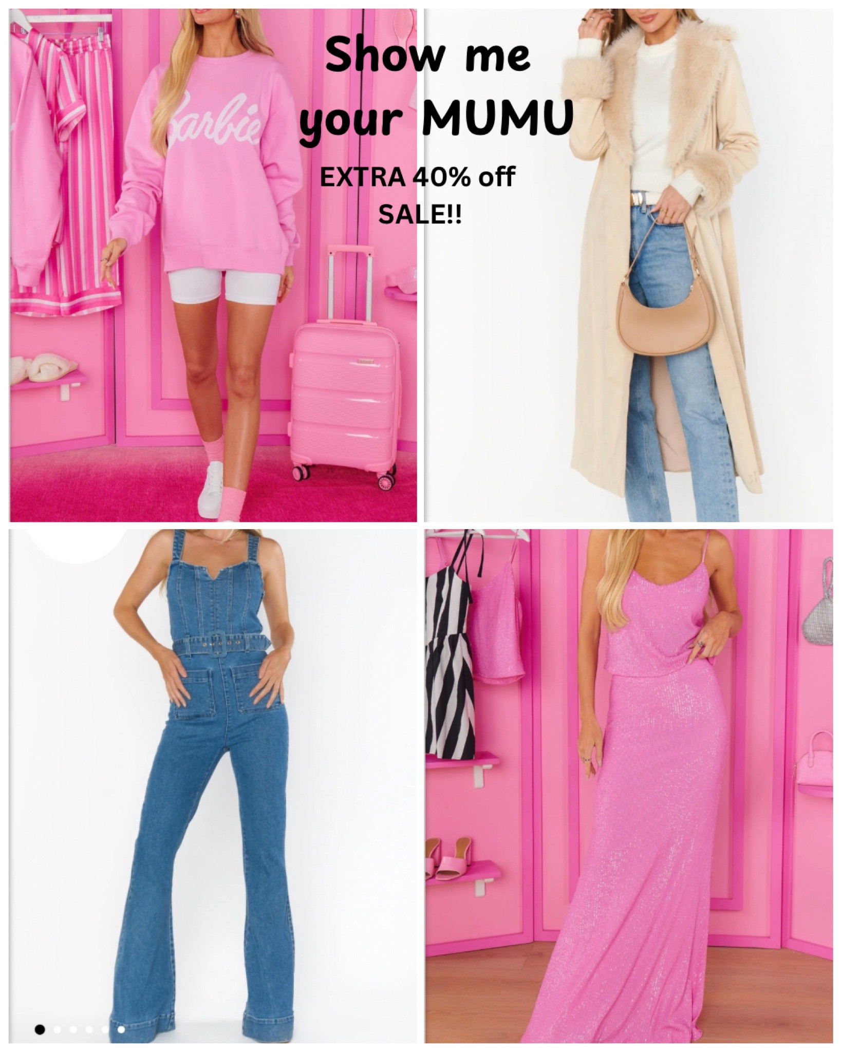 SALE ALERT!! Show Me Your Mumu is having an extra 40% off already on sale items! I linked a bunch of my favorites! Great prices, fabulous looks 💕

#LTKMostLoved #LTKSaleAlert