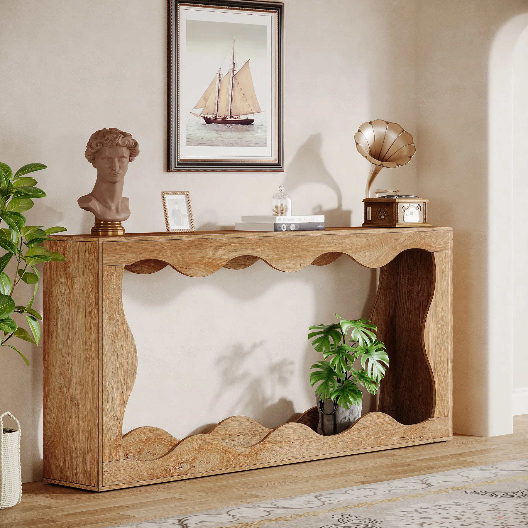 63 Inches Console Table with Storage | Wayfair North America