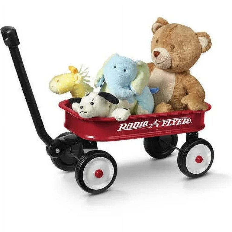 Radio Flyer, Little Red Toy Wagon (12.5" long x 5.7" tall), Miniature Wagon, Red | Walmart (US)