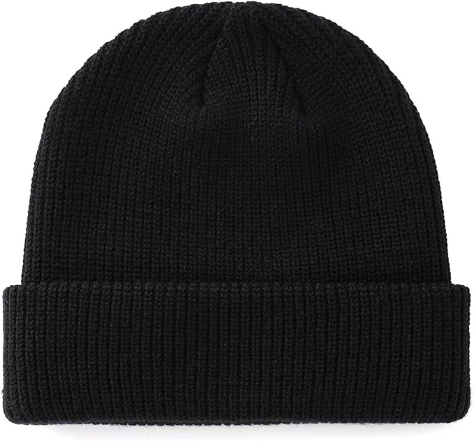 Connectyle Classic Men's Warm Winter Hats Acrylic Knit Cuffed Beanie Cap Daily Beanies Watch Hat | Amazon (US)