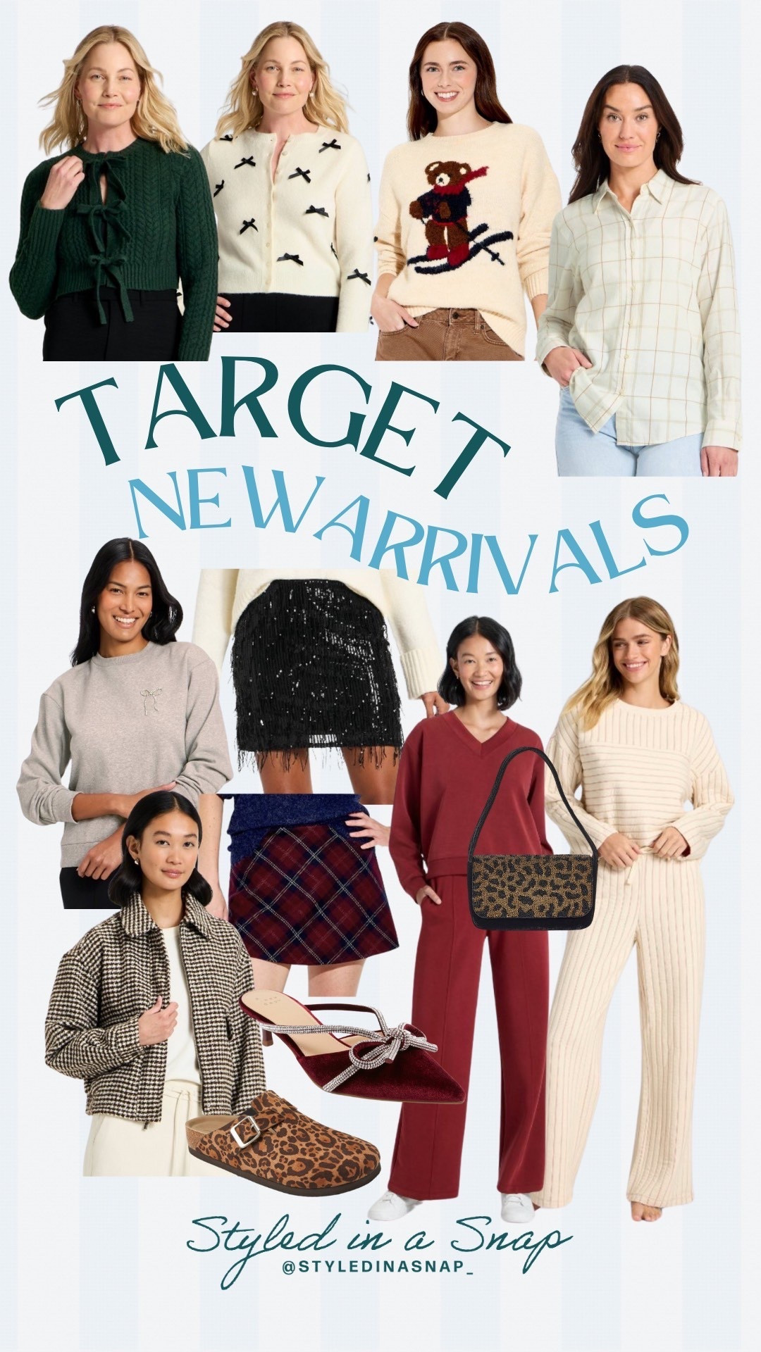 Target just dropped some of the cutest new arrivals for the cooler weather. From holiday parties, lounging at home at adorable sweaters to wear all winter, I am loving all of these. These all look like they are from far more expensive stores, but won’t break the bank. 
Workwear outfit inspo,  casual mom outfit inspo, lounge outfit pieces

#LTKStyleTip #LTKOver40 #LTKHoliday